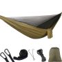 Portable Parachute Hammock With Mosquito Net Army Green