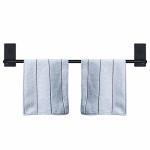 Nearmoon Self Adhesive Bathroom Towel Bar- Stainless Steel Bath Wall Shelf Rack Hanging Towel Stick On Sticky Hanger Contemporar