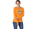 Ladies Long Sleeve Portland T-Shirt - 4XL White