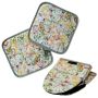 Floral Oven Mitts And Pot Holders - 4 Piece -mini Mitts And Pot Holders Set
