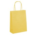 Yellow Party Bag With Handle Pack Of 10