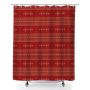 Nordic Pattern Waterproof Shower Curtain Sets With 12 Hooks 180X180CM