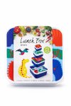 Kids Lunch Box Set Of 4 Bpa-free Food Containers With Secure Lids Bpa Free
