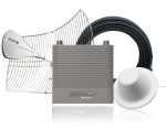 A500 Signal Booster Kit For Homes - Long Ranger Parabolic Dome - Best For Open-plan Building Layouts