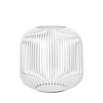 Lantern - Powder Coated Steel In White: Medium 28X27CM Lito