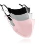 Ice Cooling Microfibre Washable 3D Face Mask 3 Piece Assorted Colours