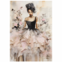 Tear Resistant Deco Print Vintage Ballet