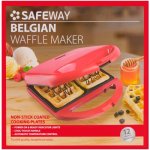 Safeway Belgian Waffle Maker Red