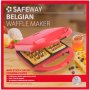 Safeway Belgian Waffle Maker Red