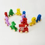 Wooden Numbers Train - Factory Plaza