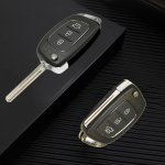 Rfc 3 Buttons Flip Key Case For Hyundai I10 I20 I40 IX35 For Santa Fe Remote Fob