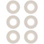 6 Rolls Frosted Writing Tape 12MM X 22.8M Correction Masking Tape