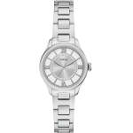 Fossil Gilmore Quartz Silver Dial Steel Strap Womens Dress Watch - Silver