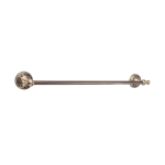 - Brass Floral Single Towel Rail
