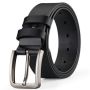 Business Belts Leisure Men's Alloy Square Pin Buckle Belts Male Jeans Belts