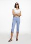 Belted Cropped Capri Chinos