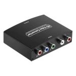 HDMI To Ypbpr Component Video + L r Audio Converter - Black
