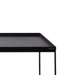 Square Simple Coffee Table - 110CM L X 110CM D X 38CM H Matte Black