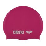 Classic Logo Junior Silicone Swim Cap Fuschia