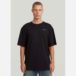 Rib Insert Relaxed S S Tee Dkblk