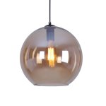 Sasha Glass Pendant Light Amber Small Large - Large