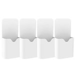 Moko 4 Pack Magnetic Pen Holder For Whiteboard Magnetic Dry Erase Marker Holder For Refrigerator Storage Magnetic Pencil Holder