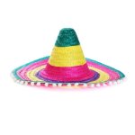 Colorful Mexican Hat With Tassel Sombrero