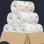 200 100 50PCS Reusable Microfiber Paper Towels - Sustainable Non-woven Kitchen & Bathroom Cleaning Cloths Perfect For Christmas