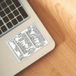 5PCS PACK Notebook Computer Reference Keyboard Word Shortcut Keys And Elel Shortcut Stickers