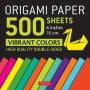 Origami Paper 500 Sheets Vibrant Colors 6   15 Cm   - Tuttle Origami Paper: Double-sided Origami Sheets Printed With 12 Different Designs   Instructions For 6 Projects Included