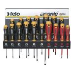 Felo 400 S driver Set 17PC Ergonic vde Xxl-steel Rack Sl ph pz tx Wall