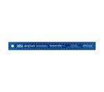 Tork Craft 300mm Cork-Backed Stainless Steel Ruler - Blue