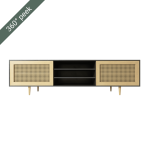Rattania Black Media Unit