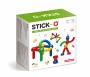 Stick O Basic 20 Piece Magnetic Building Set Rainbow Colors Educational Stem Construction Toy Ages 18M+