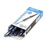 UB-205 Blue 0.5MM Vision Elite Rollerball Pen With Cap And Grip – Box Of 12 – 41-3595-02