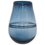 Blue Iridescent Vase