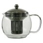 1.2L Borosilicate Glass Teapot Stainless Steel Infuser & Lid 41361