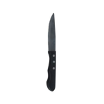 Nova Black Handle Jumbo Steak Knife Set Of 12