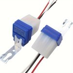 1PC Auto Switch Sensor On/off Photocell Street Light Switch 50-60HZ 10A Photo Control Photo Switch Sensor Ac 110V 220V Dc 12V 24