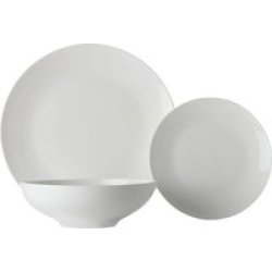 Maxwell & Williams - White Basics Tribeca Coupe Dinner - Set Of 18