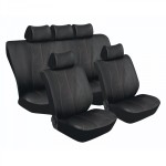 STINGRAY Galaxy Car Seat Cover Set Black red 11PC