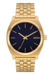 Nixon Time Teller Unisex Watch - Gold Indigo