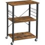 3 Tier Rustic Caster Trolley