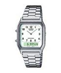 Casio Analog-digital Men's Silver Dress Watch