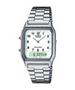 Casio Vintage Analog & Digital Wrist Watch White & Silver