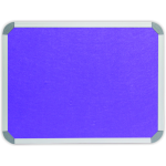 Parrot Notice Board Info Board Aluminium Frame 1800 X 900MM Purple