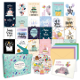 50PCS Uniqe Birthday Cards With Envelopes And Stickers Greeting Cards
