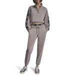 High-rise Logo Waist Slim Joggers -mushroom