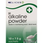 Clicks Alkaline Powder Sachets 10 Sachets
