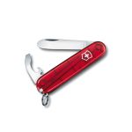 Victorinox Swiss Army Victorinox My First Victorinox With Rounded Tip - 84MM Transparent Red